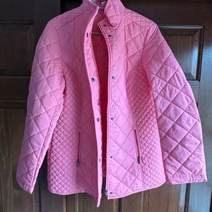Appleseed's Coral Pink Quilted Jacket